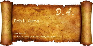 Dobi Aura névjegykártya